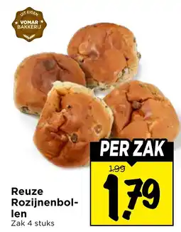 Vomar Voordeelmarkt Reuze Rozijnenbollen aanbieding