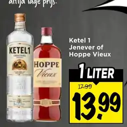 Vomar Voordeelmarkt Ketel 1 Jenever of Hoppe Vieux aanbieding