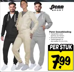 Vomar Voordeelmarkt Penn Sweatkleding aanbieding