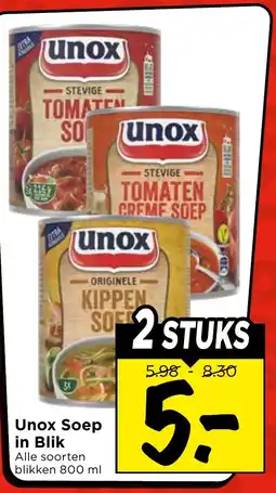 Vomar Voordeelmarkt Unox Soep aanbieding