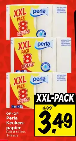 Vomar Voordeelmarkt Perla Keukenpapier aanbieding