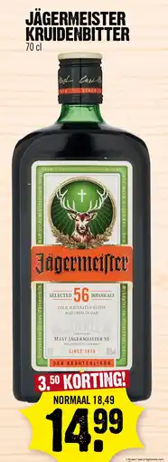 Super Dirck 3 Jägermeister Kruidenbitter aanbieding