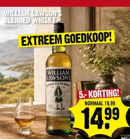 Super Dirck 3 William lawson's blended whisky aanbieding