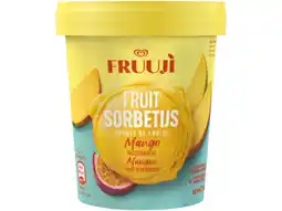 Hoogvliet Fruuji Mango passion pint aanbieding