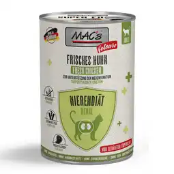 Zooplus MAC's CAT Vetcare Nier dieet 6 x 400 g - Kip aanbieding