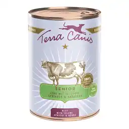 Zooplus Dubbelpak: 12x 400g Terra Canis Menü Senior Rund Honden natvoer aanbieding