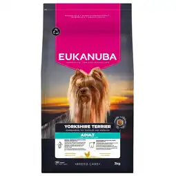 Zooplus Eukanuba Breed Specific Yorkshire Terriër Hondenvoer - 3 kg aanbieding
