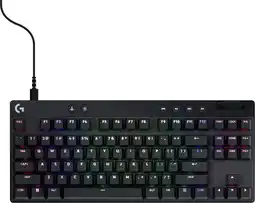 Coolblue Logitech G Pro X TKL Rapid Gaming Toetsenbord Zwart Qwerty aanbieding