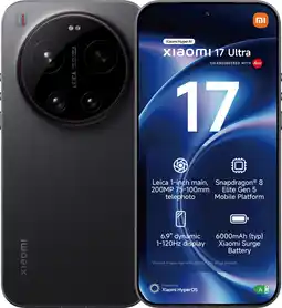 Coolblue Xiaomi 17 Ultra 512GB Zwart 5G aanbieding
