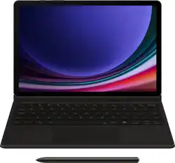 Coolblue Samsung Galaxy Tab S9/S9 FE/S10 FE/S10 Lite Toetsenbord Hoes QWERTY Zwart aanbieding