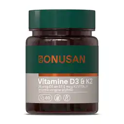 De Online Drogist Bonusan Vitamine D3 & K2 Softgels aanbieding