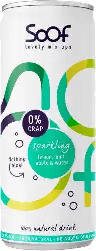 Dekamarkt Soof Sparkling water lemon mint & apple aanbieding