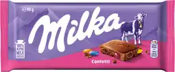 Dekamarkt Milka Chocoladereep confetti aanbieding