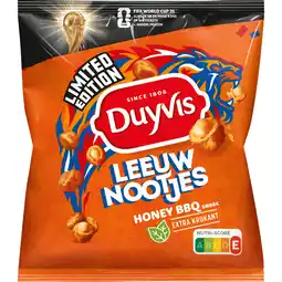 Dekamarkt Duyvis Leeuwnootjes honey bbq pinda aanbieding