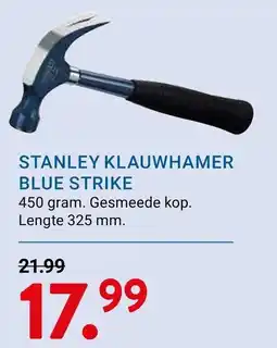 Kluswijs STANLEY KLAUWHAMER BLUE STRIKE aanbieding