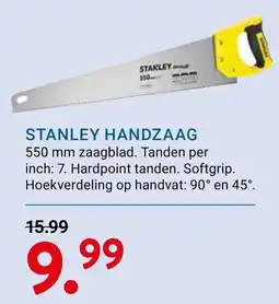 Kluswijs stanley handzaag aanbieding