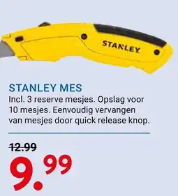 Kluswijs stanley mes aanbieding