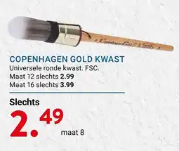 Kluswijs Copenhagen Gold kwast aanbieding