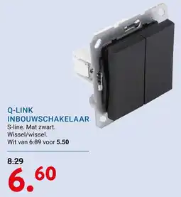 Kluswijs Q-LINK INBOUWSCHAKELAAR aanbieding
