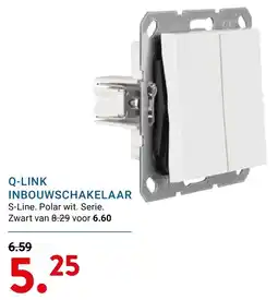 Kluswijs Q-LINK INBOUWSCHAKELAAR aanbieding