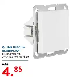 Kluswijs Q-LINK INBOUW BLINDPLAAT aanbieding