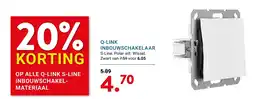 Kluswijs Q-LINK INBOUWSCHAKELAAR aanbieding