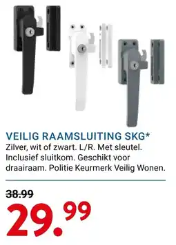Kluswijs VEILIG RAAMSLUITING SKG* aanbieding
