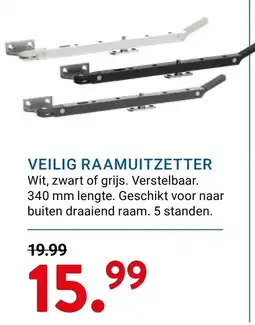 Kluswijs veilig raamuitzetter aanbieding