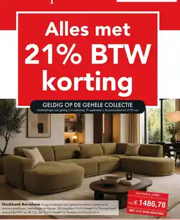 Woonsquare Hoekbank Barcelona aanbieding