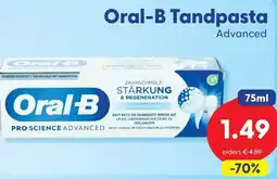 Die Grenze Oral-B Tandpasta Advanced aanbieding