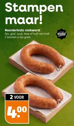 Poiesz Noordertrots rookworst aanbieding