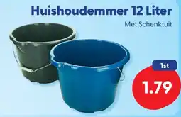 Die Grenze Huishoudemmer 12 Liter aanbieding