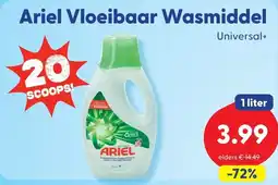 Die Grenze Ariel Vloeibaar Wasmiddel aanbieding