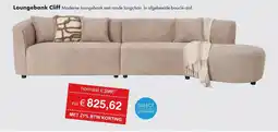 Woonsquare Loungebank Cliff aanbieding