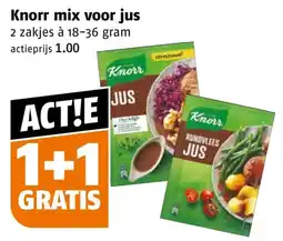 Poiesz Knorr mix voor jus aanbieding