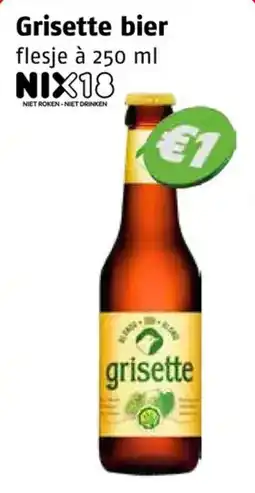 Poiesz Grisette bier aanbieding