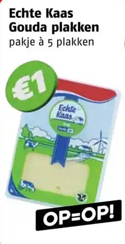 Poiesz Echte Kaas Gouda plakken aanbieding