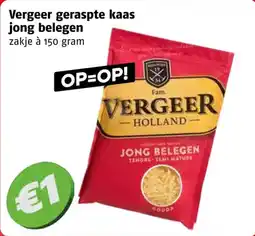Poiesz Vergeer geraspte kaas aanbieding