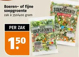 Poiesz Boeren- of fijne soepgroente aanbieding