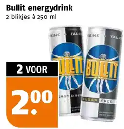 Poiesz Bullit energydrink aanbieding