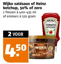 Poiesz Wijko satésaus of Heinz ketchup aanbieding