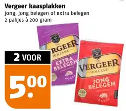 Poiesz Vergeer kaasplakken aanbieding
