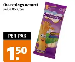 Poiesz Cheestrings naturel aanbieding