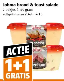 Poiesz Johma brood & toast salade aanbieding