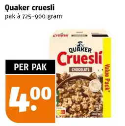 Poiesz Quaker cruesli aanbieding