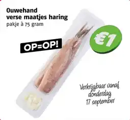 Poiesz Ouwehand verse maatjes haring aanbieding