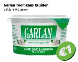 Poiesz Garlan roomkaas kruiden aanbieding
