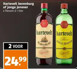 Poiesz Hartevelt berenburg of jonge jenever aanbieding
