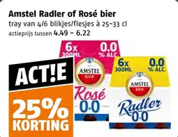 Poiesz Amstel Radler of Rosé bier aanbieding