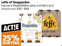 Poiesz Leffe of Hoegaarden aanbieding
